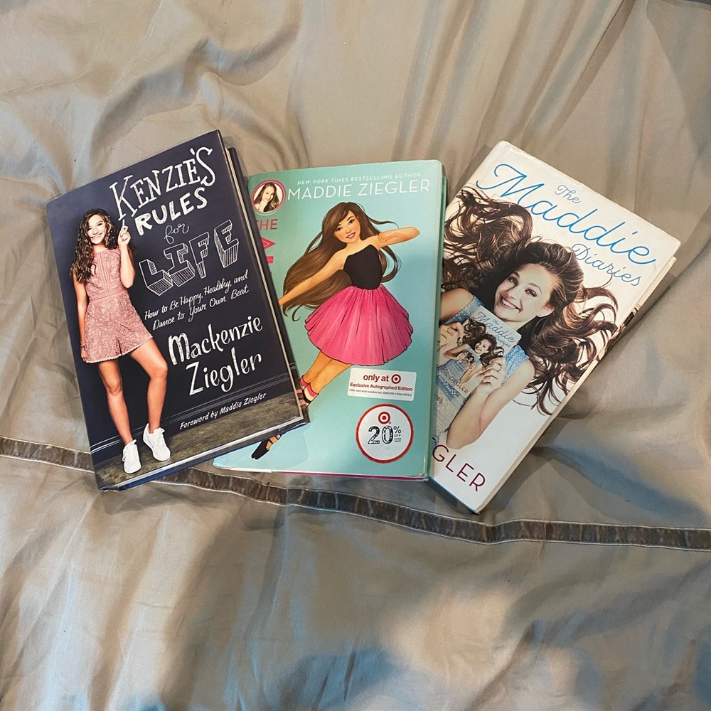 signed book by maddie ziegler, book by kenzie